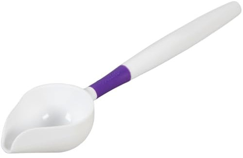 Wilton Candy Melt Drizzling Scoop, Sprühtrichter zum Verzieren von Schokolade, Candy Melts Treats, Süßigkeiten, Schöpfkelle - 18 x 2 cm, Weiß