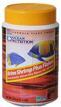 Ocean Nutrition Brine Shrimp Plus Flakes 5.5-Ounces (154 Grams) Jar