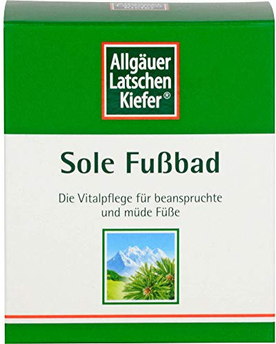 Allgäuer Latschenkiefer Sole Fußbad,100g