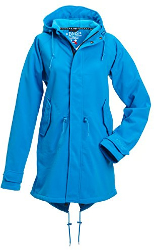 BMS HafenCity Coat SoftShell - Damenkurzmantel - türkis - 46