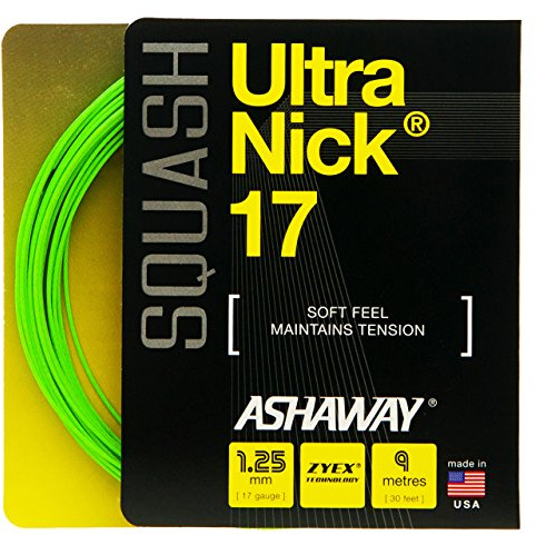 ASHAWAY Ultra Nick 17 Squash-Set, Grün