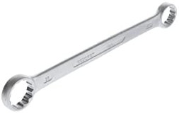 GEDORE Clés polygonales doubles, Tailles 30+36 mm, Droites, Plates, Fines, 12 pans, Profil UD, Clé, 4 30x36