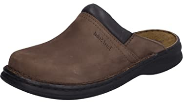 Josef Seibel Max herr Clogs | Herrskor i äkta läder, Brun 340 Brasil - 50 EU