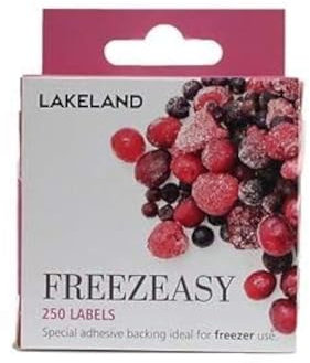 Lakeland Freezeasy Peel Off Freezer Labels, 2.5cm x 4cm, White - Pack of 250
