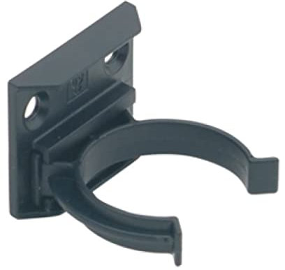 Heavy-Duty Plastic Kitchen Plinth Clips with Bracket - Pack of 10 - Needs 2 x 3.5mm Countersunk Screws per Bracket - for Installation Heights from 80mm - Made in The UK - Basics UK