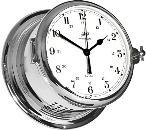 Delite 483csa Schatz orologio da nave arabo cromato 180 mm
