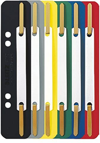 Esselte Leitz 37100099 Einhängeheftstreifen, kurz, PP, sortiert, 250er Packung