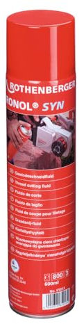 ROTHENBERGER Industrial Hochleistungs Gewindeschneidfluid 600 ml / 1 Stück/Gewindeschneidmittel/Gewindeschneidpaste/Bohrpaste/Schmiermittel/Schmierstoff 65013