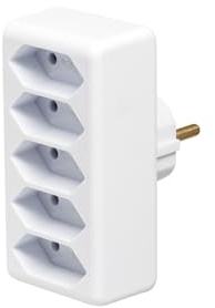 Multikontakt adapterkontakt skyddskontakt fördelare multikontakt 3-delad 4-delad 2 fack (4 euro)