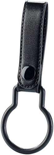 KryoLights Zubehör zu Taschenlampe-Clip: Leder-Gürtelring für NX2002 (Gürtelring für Taschenlampe, Gürtelbefestigung, Taschenlampen Halterung)