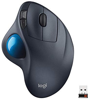 Logitech M570 - Ratón (RF inalámbrico, Negro, AA, Laser, Win XP, Vista, 7 Mac 10.5 +, USB)