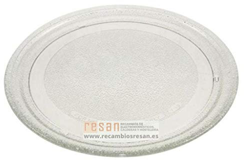 LG Plateau tournant pour Four à Micro-Ondes MS192WG, MS202, MS207, MS2083, MS205, MS197, MH602W, MG402T - en Verre - Diamètre : 24,5 cm