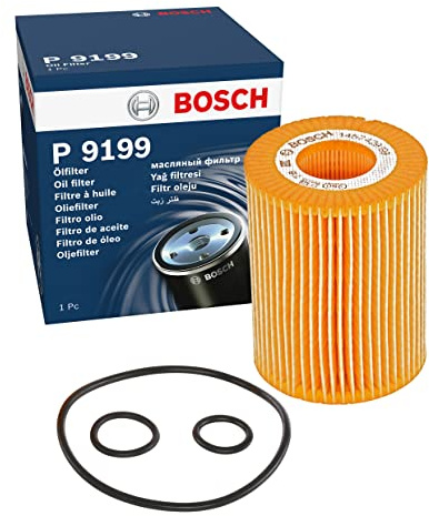 Bosch Filtro Olio per Auto P9199 - Protegge l'olio motore da fuliggine e da particelle metalliche - Offre una lubrificazione efficace del motore
