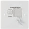 Debflex 718660 Deckel Einbaudose Schrauben, 120 x 120 cm, Weiß