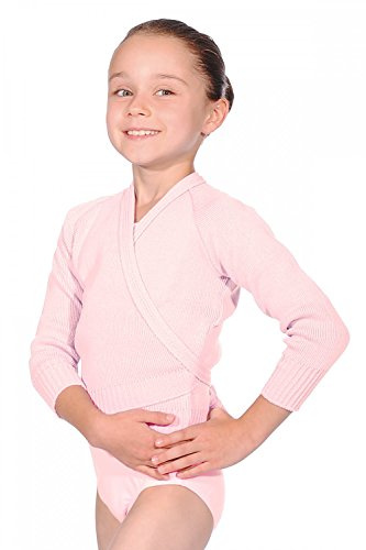 Roch Valley Acrylic Crossover Cardigan 28 Pale Pink