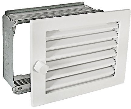 Warmluftgitter WG 2015 W Lüftungsgitter Weiß PVD 200 x 150 Zuluft Abluftgitter