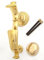 Castelion® Small Solid Brass Doctors Door Knocker | High Quality | Traditional Door Knocker for Front Door (8 / 20cm) | Home Accessories
