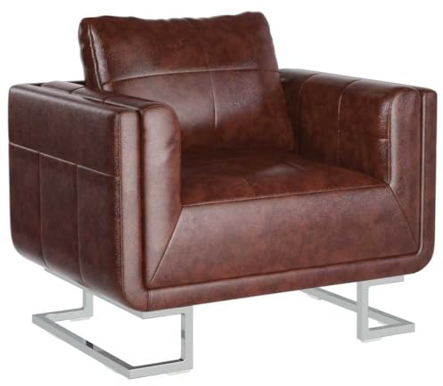 vidaXL Sessel Kunstleder Braun Relaxsessel Armsessel Loungesessel Clubsessel