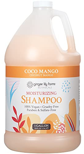 For Pro Ginger Lily Farms Botanicals Shampoo Gallon, Coco Mango, 128 Fluid Ounce