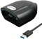 Barcodescanner, Stationär Lesegerät USB, professionaler automatischer und manueller Barcode-Scanner, Barcodeleser, Schwarz, kompakte Größe, sehr schnelles Scannen, HD-S80 HDWR