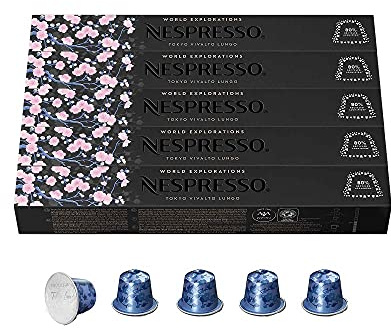 Nespresso Vivalto Lungo, Pack of 5, 5 x 10 Capsules