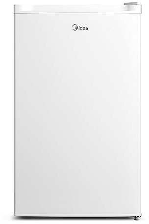 Midea WHS-109FW1 Upright Freezer, 3.0 Cubic Feet Mini Freezer, For Kitchen Apartment Office Basement or Dormitory, White