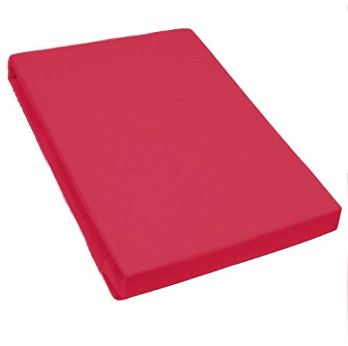 Formesse Bella-Donna Jersey Spannbettlaken rot, 90x190 - 100x220 cm