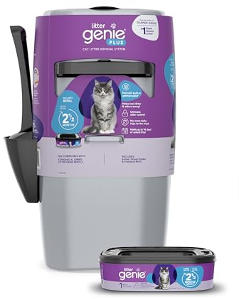 Litter Genie Plus Eimer Silver_DX