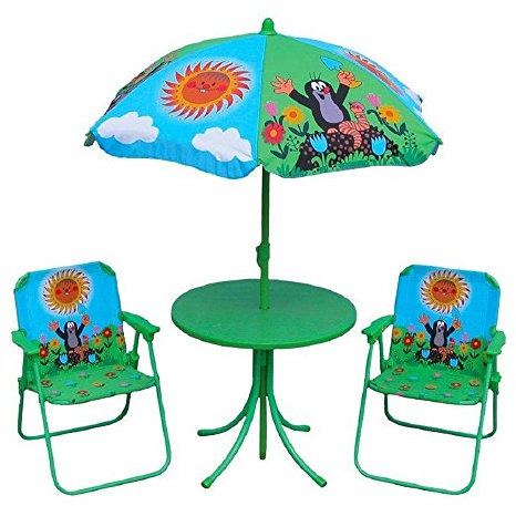 Der kleine Maulwurf Gartengarnitur für Kinder, 4-teilig