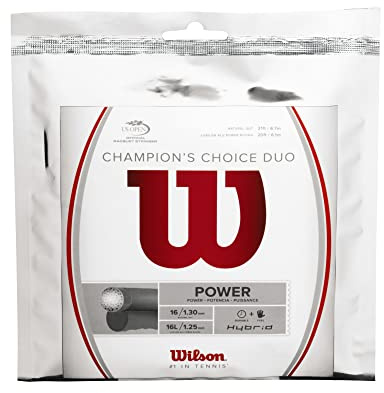 Wilson Champions Choice Duo String - Transparent/Silver/Natural/Silver