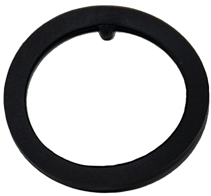 Wirquin 30724281 Joint plat de siphon 45x34x2 mm pour vidage, noir