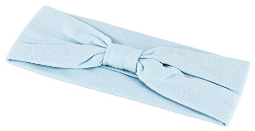 tanzmuster Kinder Ballett Haarband/Stirnband Coco aus weicher Baumwolle in hellblau - hält den störenden Pony oder kürzeres Haar im Ballettunterricht optimal zurück.