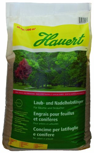 Hauert HBG Dünger 106420 Engrais pour Bois de feuillus et conifères en granulés Sphero 20 kg
