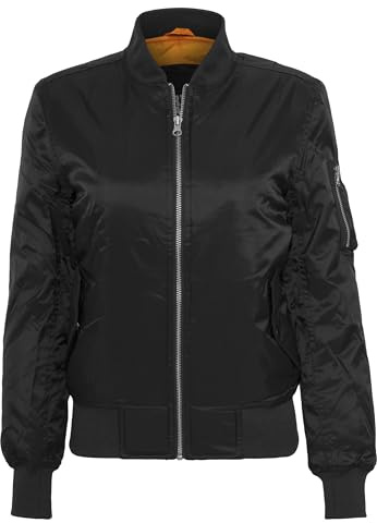 URBAN CLASSICS Giacca Bomber da Donna Leggera, Tasca sul Braccio, Giacchetto Autunnale e Primaverile, Giacchetta dal Taglio Old School