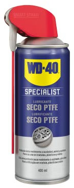 WD-40 Specialist Lubricante Seco Spray 400 ml — Aplicador Doble Acción (Cánula Precisión + Boquilla Amplia) Secado Rápido NSF H2 Protección Contra Fricción y Desgaste — Sin PTFE