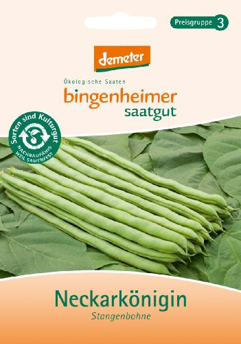 Bingenheimer Saatgut - Stangenbohne Neckarkönigin - Gemüse Saatgut / Samen