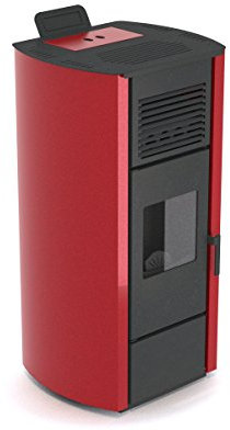 EVA STAMPAGGI NICOLE Libera installazione Pellet Rosso stufa