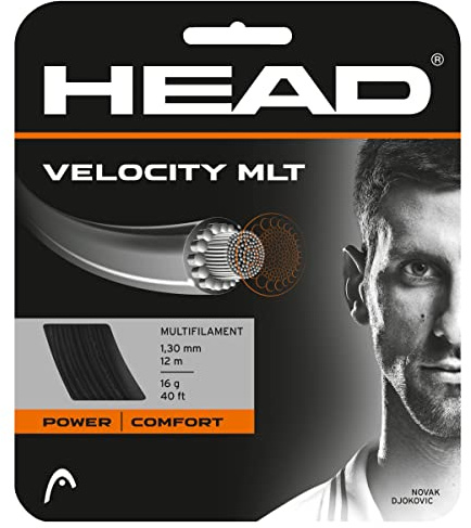 HEAD Set Velocity Mlt, Racchetta da Tennis Unisex-Adulto, Nero, 17