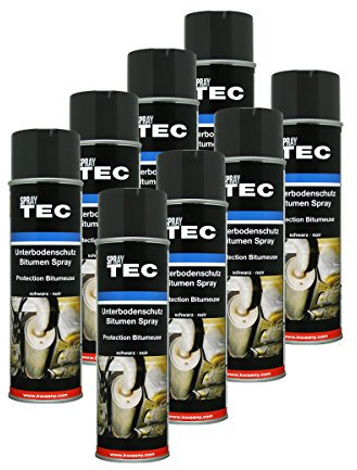 Kwasny 8X 235 500 Auto-K Spray TEC Unterbodenschutz Bitumen schwarz 500ml