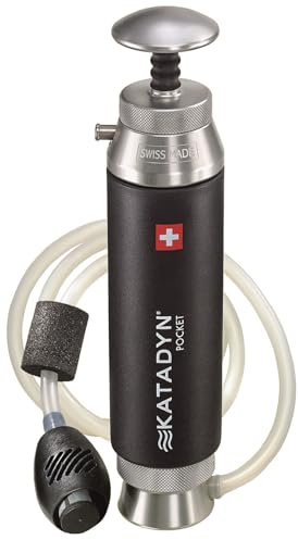 Katadyn Pocket Water Filter for Backpacking, Group Camping & Emergency Preparedness