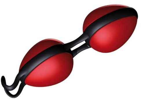 JOYDIVISION Joyballs Secret Single - Liebeskugel Rot I Vaginalkugel für Beckenbodenfitness I Lustkugel aus Silikomed/TPE I Kompatibel mit wasser- & silikonbasierten Gleitmitteln