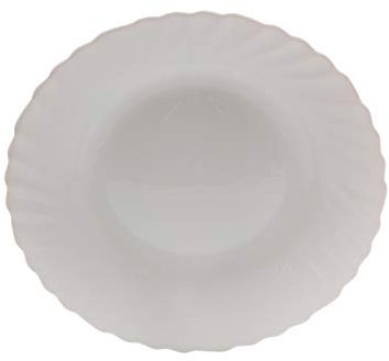 Rocco Bormioli Bormioli Rocco 6181702 Prima Piatto Opale Fondo, 22,5 cm, Bianco, Vetro, 6 Unità