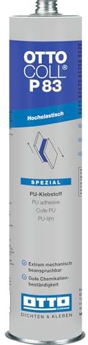 OTTOCOLL P 83 Hochelastischer PU-Klebstoff 310 ml Kartusche C04 schwarz