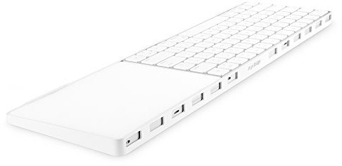 Twelve South MagicBridge | Connects Apple Magic Trackpad 2 to Apple Magic Keyboard allowing them to be one unit for desk or lap use - Trackpad and Keyboard not included