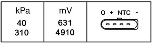 HELLA 6PP 009 400-251 Sensor, Ladedruck - 4-polig - geschraubt