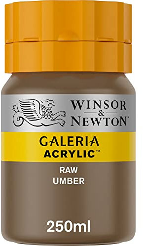 Winsor & Newton 2137554 Galeria Acrylfarbe, hohe Pigmentierung, lichtecht, buttrige Konsistenz, 250 ml Tube - Umbra Natur