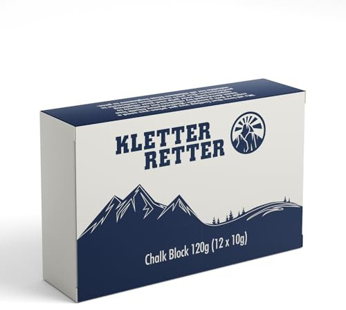KletterRetter 120g Magnesia-Block (12 x 10g)