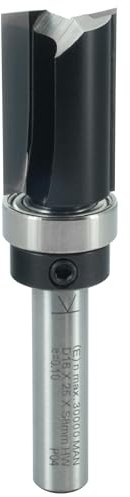 ENT 11656 flush fräsar hårdmetall, skaft (S) 8 mm, diameter (D) 16 mm, NL 25 mm, SL 32 mm, GL 62 mm, med kullager på skaftet