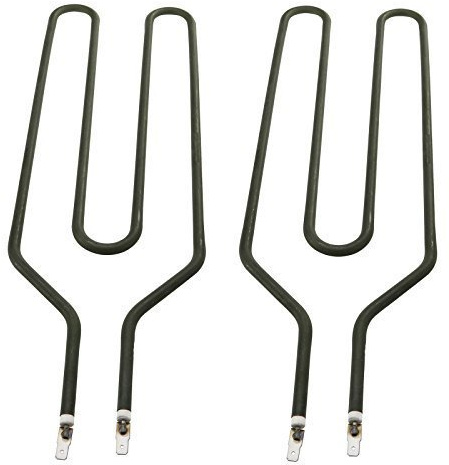 First4Spares Replacement 2 Spade Connector Heater Element Twin Pack for Heatstore Storage Heaters - 850w
