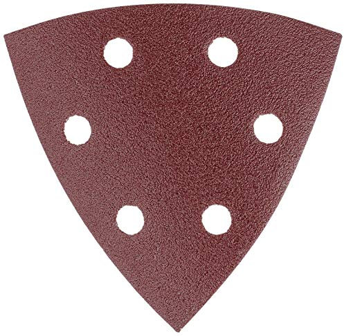 Bosch Home and Garden DIY 25tlg. Schleifblatt Set verschiedene Materialien für Deltaschleifer (Körnung 120, 6 Löcher) 2607019490